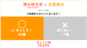 清水依与吏 山本浩司 似てる