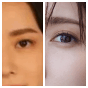 比較目元milet×松岡茉優